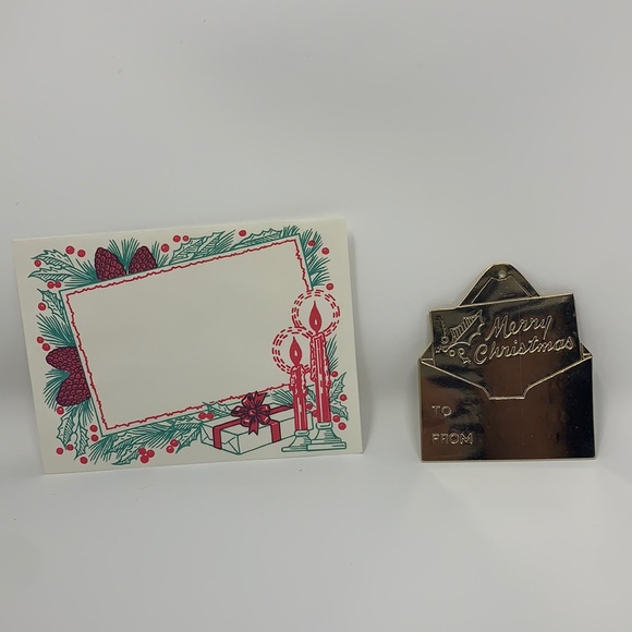 LilliKins vintage metal & paper card Christmas - Picture 13 of 13